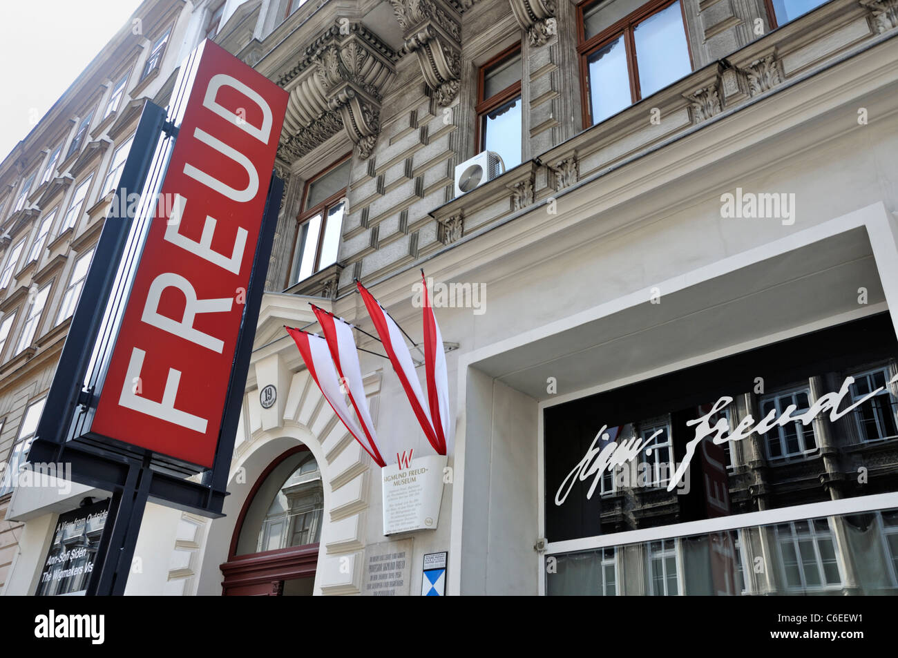 Siegmund Freud Museum, Wien, Österreich, Europa Stockfoto