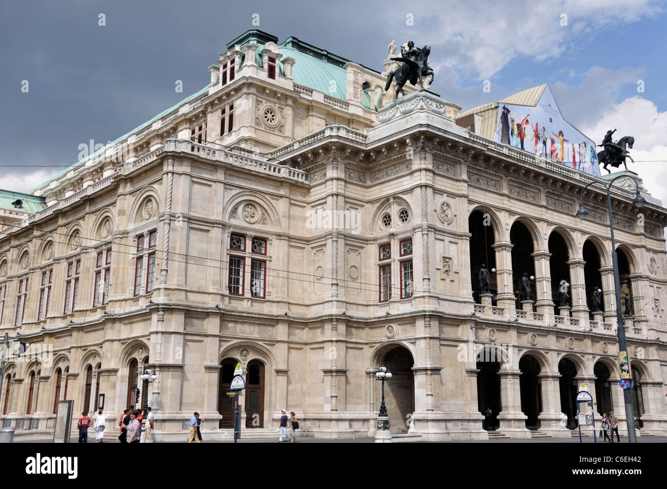 Vienna State Opera, Wien, Österreich, Europa Stockfoto