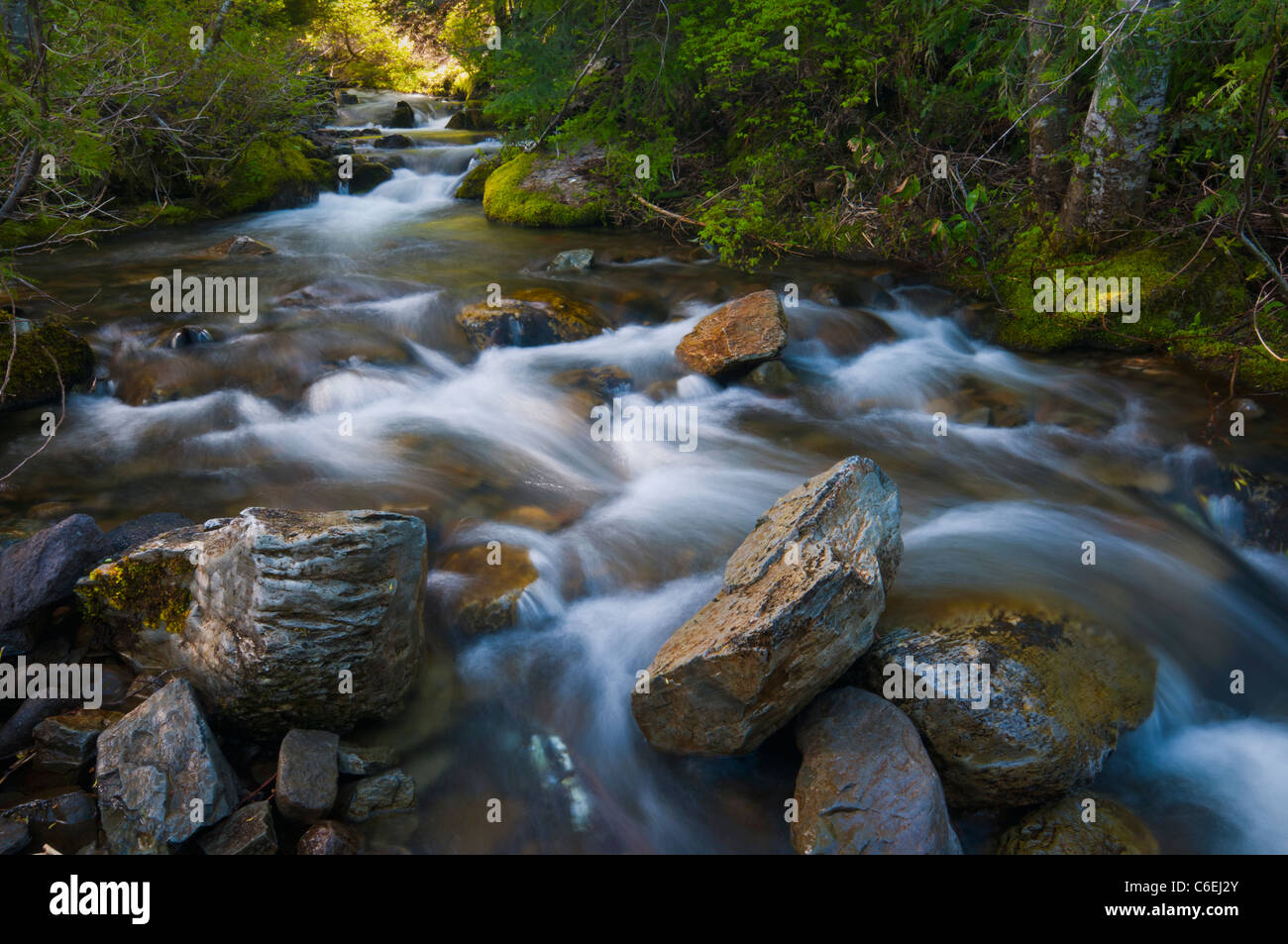 USA, Oregon, Hood River County, malerischen Blick von Elk Creek Stockfoto