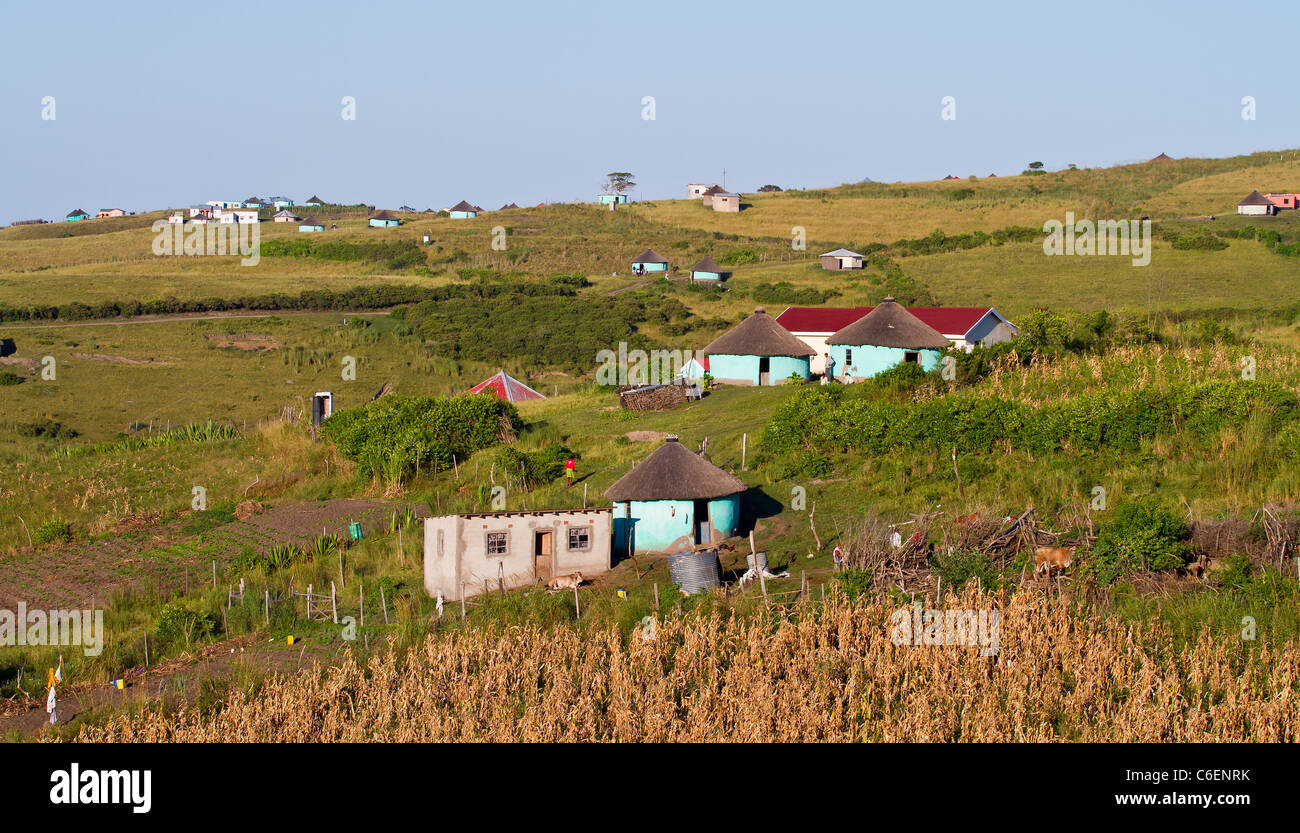 ländliche Wohnung im Osten von Südafrika Stockfoto