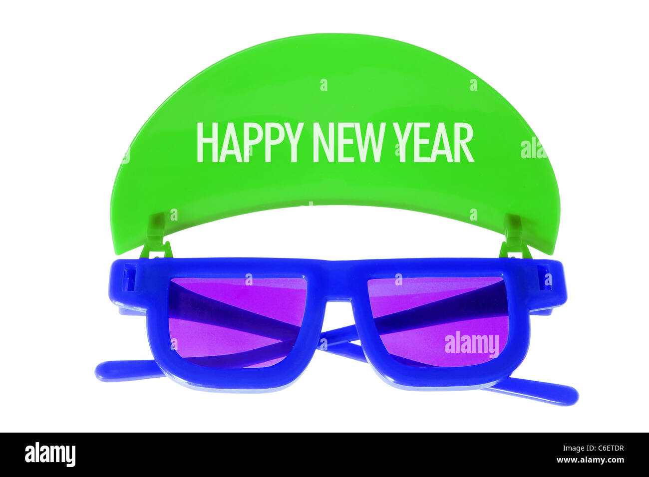 GAP-Sonnenbrille mit Happy New Year Stockfoto