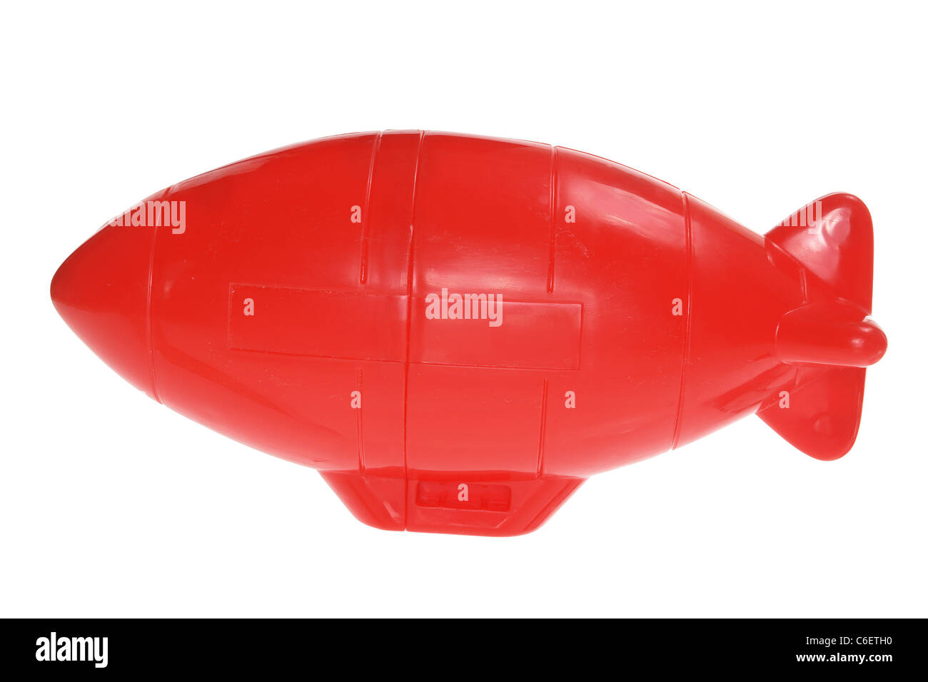 Kunststoff-Spielzeug-Luftschiff Stockfoto