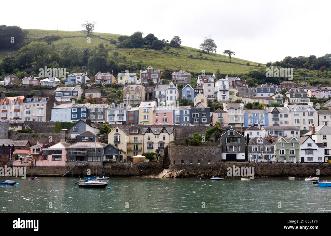 Dartmouth Cornish Fischereihafen Dorf Stadt Stockfoto