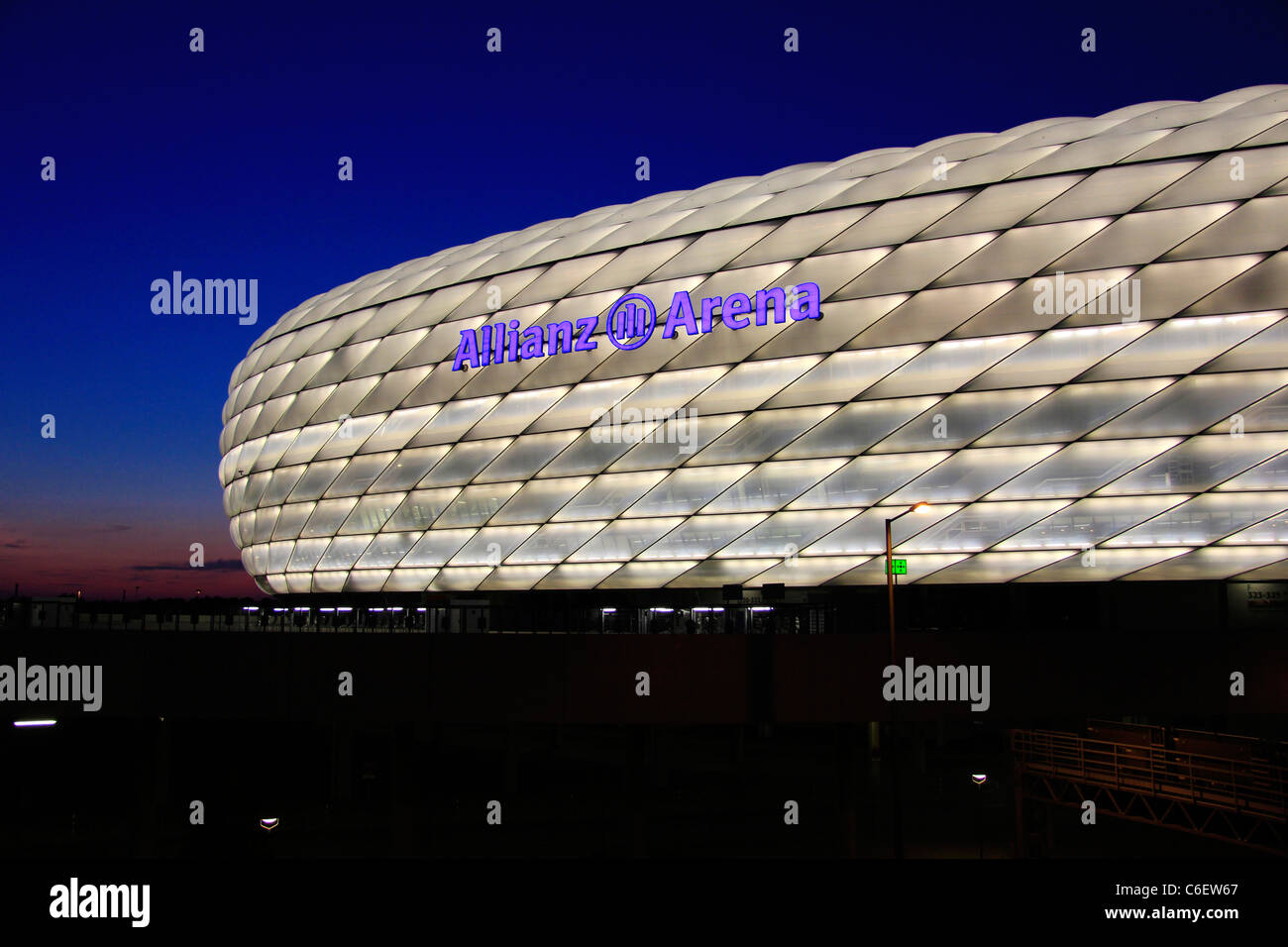 Deutschland, Münchner Fußballstadion Allianz Arena Stockfoto