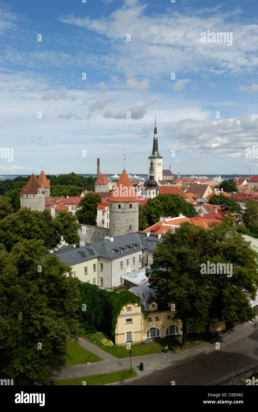 Altstadt von Tallinn Stockfoto