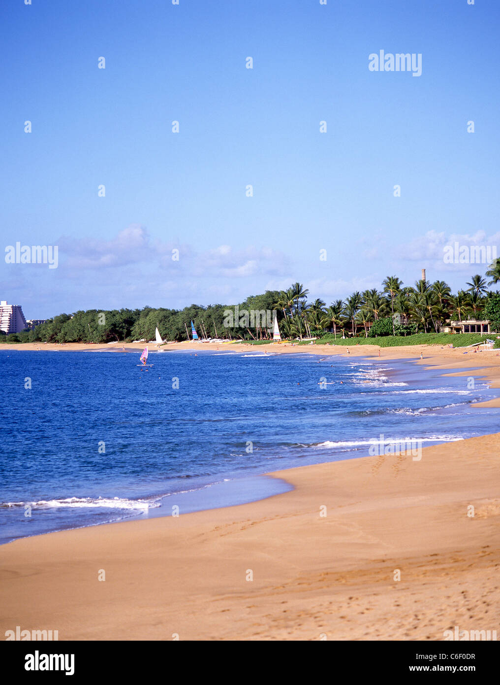 Black Rock Beach, Kaanapali, Maui, Hawaii, Vereinigte Staaten von Amerika Stockfoto
