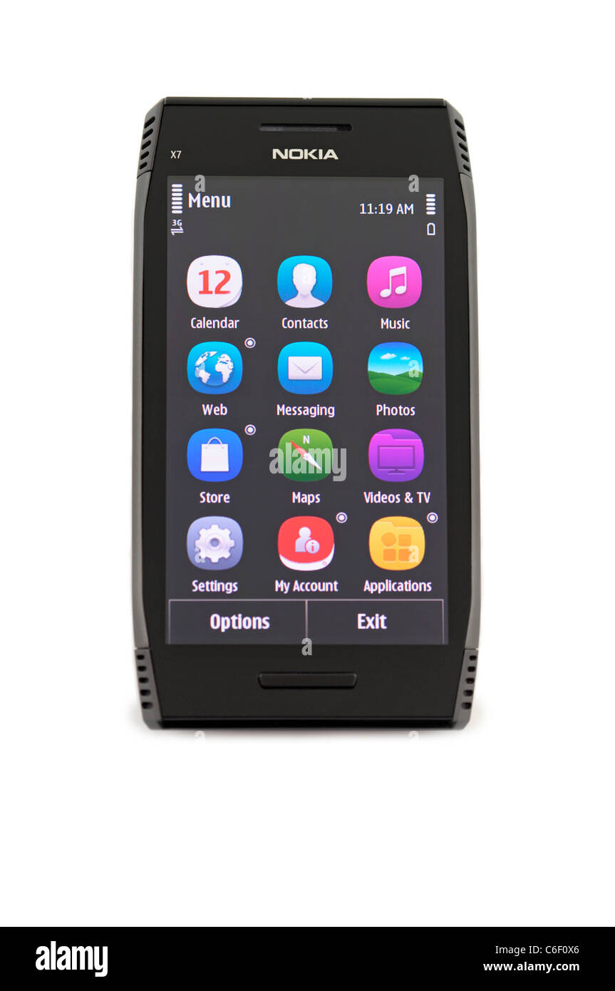 Smartphone, Touchscreen Handy, Handy Mobile Stockfoto