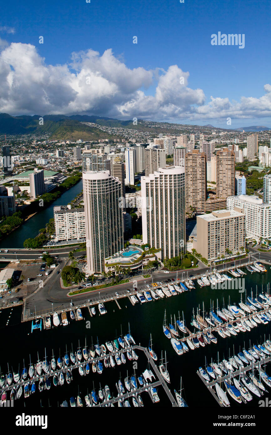 Waikiki, Honolulu, Oahu, Hawaii Stockfoto