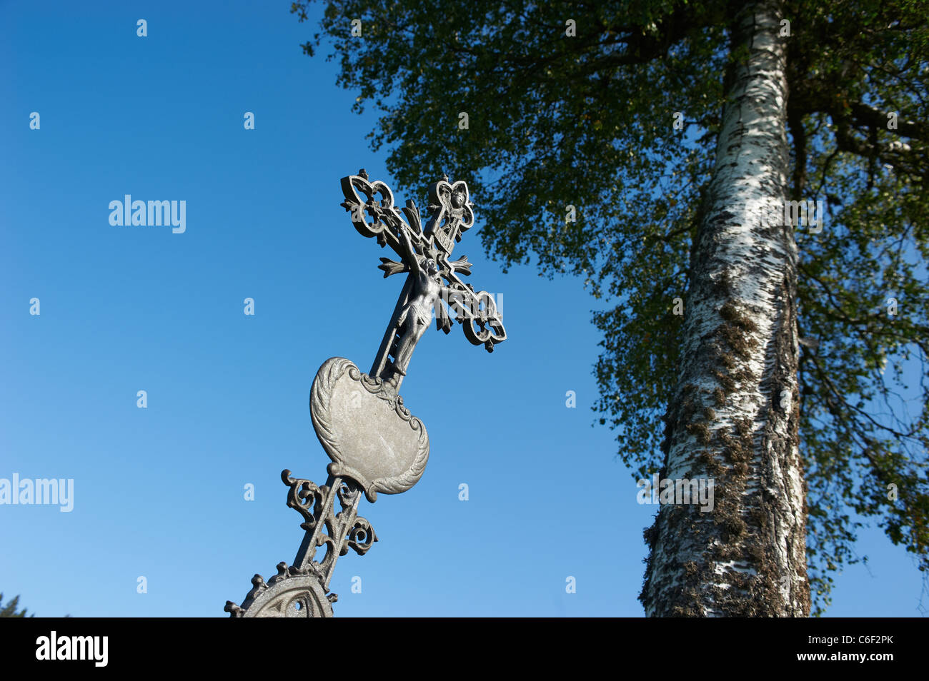 Bucina - Buchwald - Grenze Tschechien-Deutschland - Eisernen Vorhang aus der Zeit des Kalten Krieges - Böhmerwald - Bayerischer wald Stockfoto