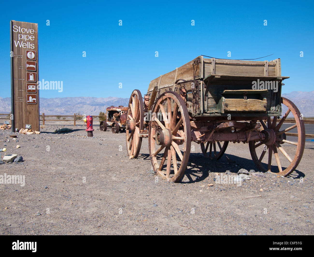 Stovepipe Wells, Death Valley Nationalpark, Kalifornien Stockfoto