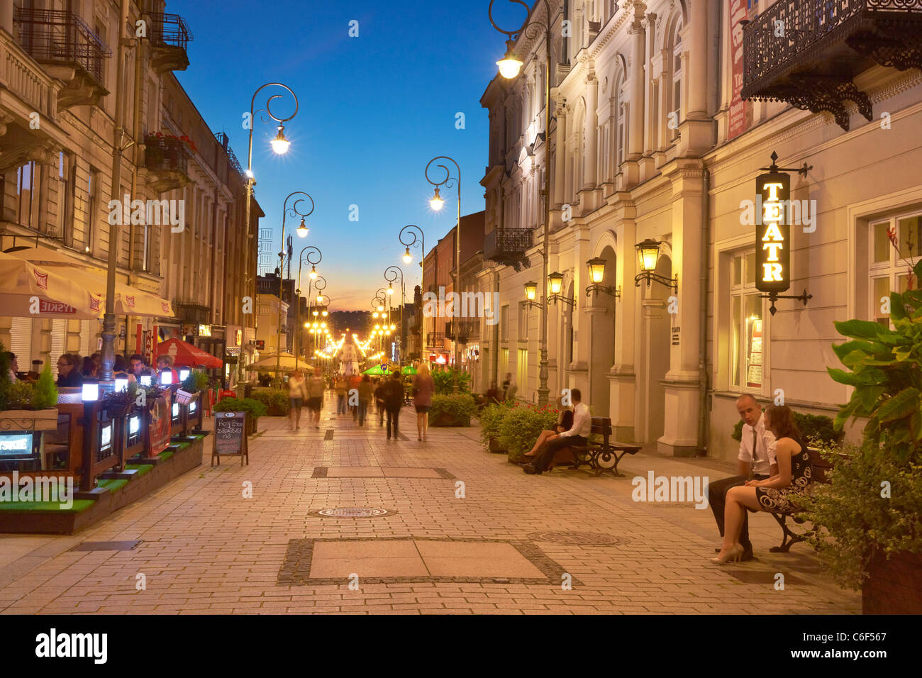 Kielce, Altstadt, Polen Stockfoto