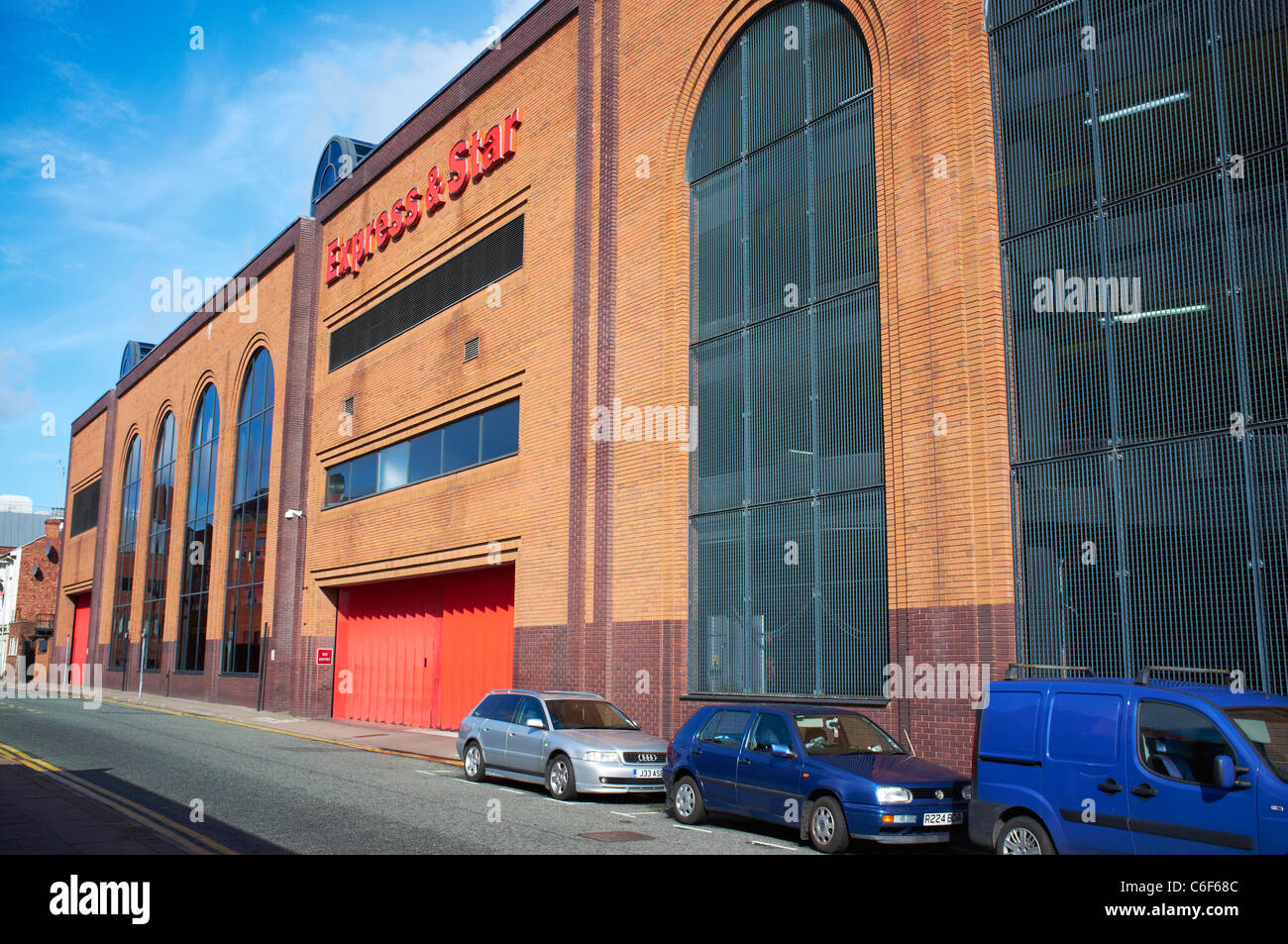 Express und Star Zeitung Gebäude Tower Street Wolverhampton UK Stockfoto