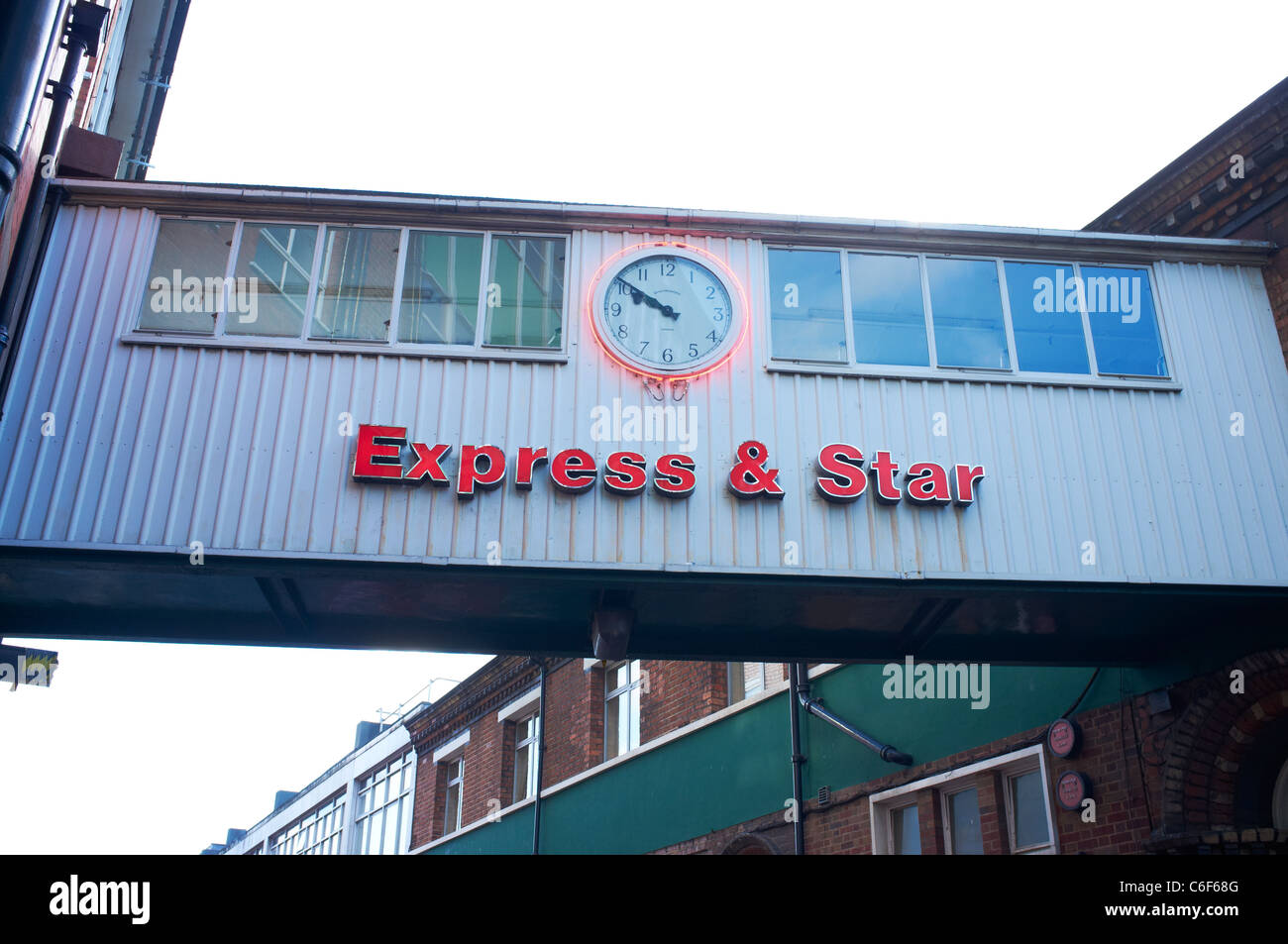 Express und Star Zeitung Gebäude Tower Street Wolverhampton UK Stockfoto
