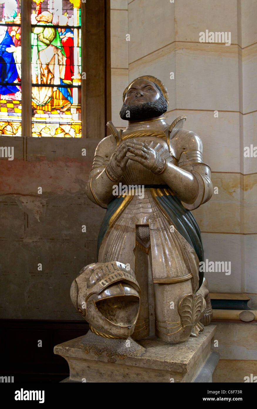 Statue in der Schlosskirche Zu Wittenberg; Skulptur in der Schloss