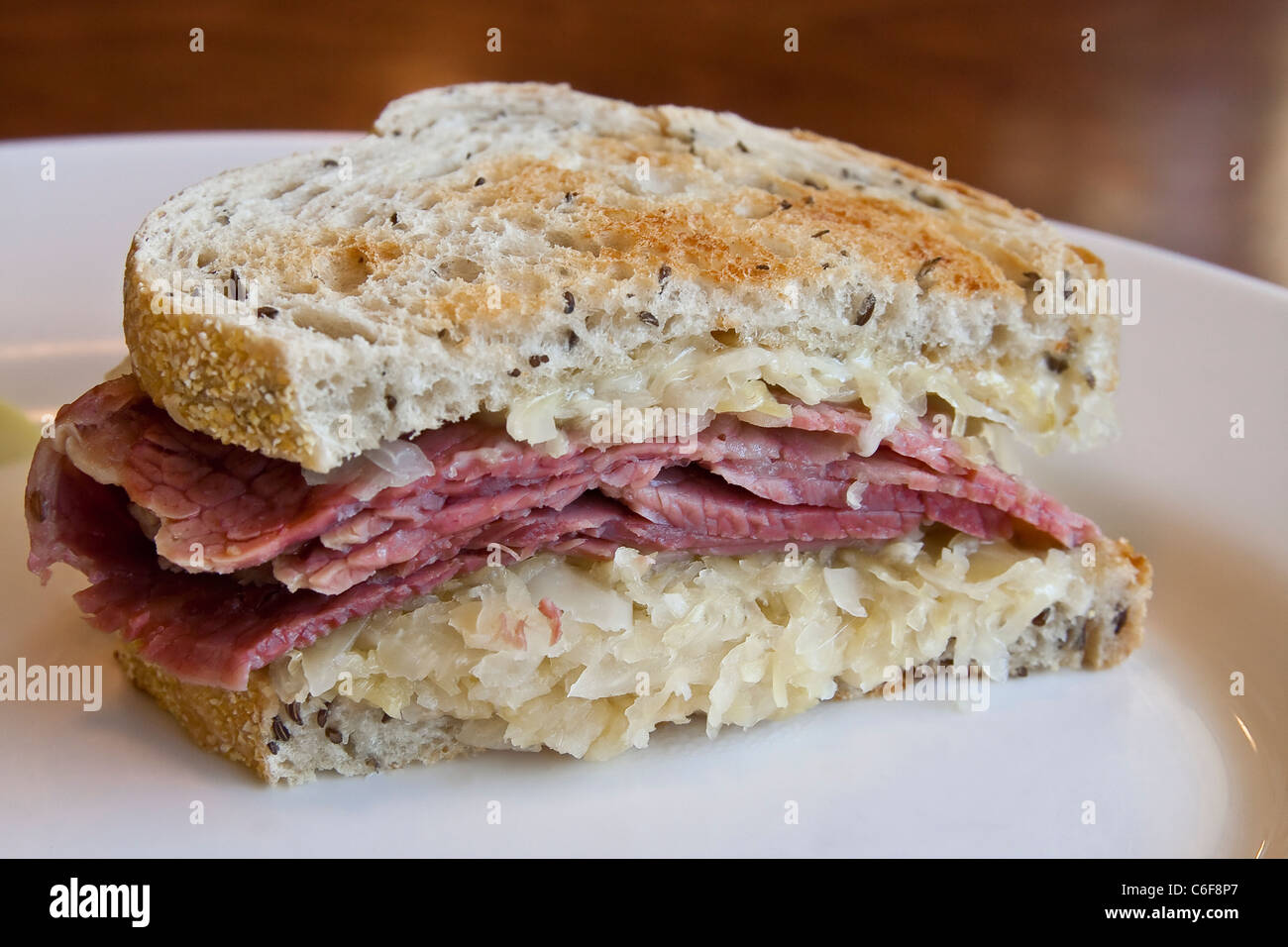 Reuben Sandwich Stockfoto