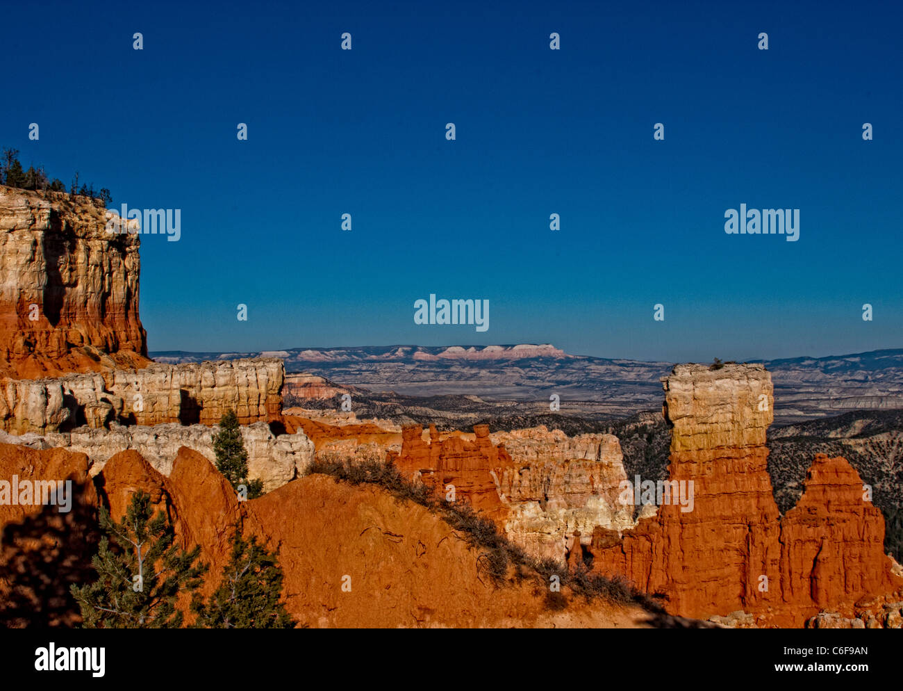 Panoramablick über Agua Canyon Stockfoto