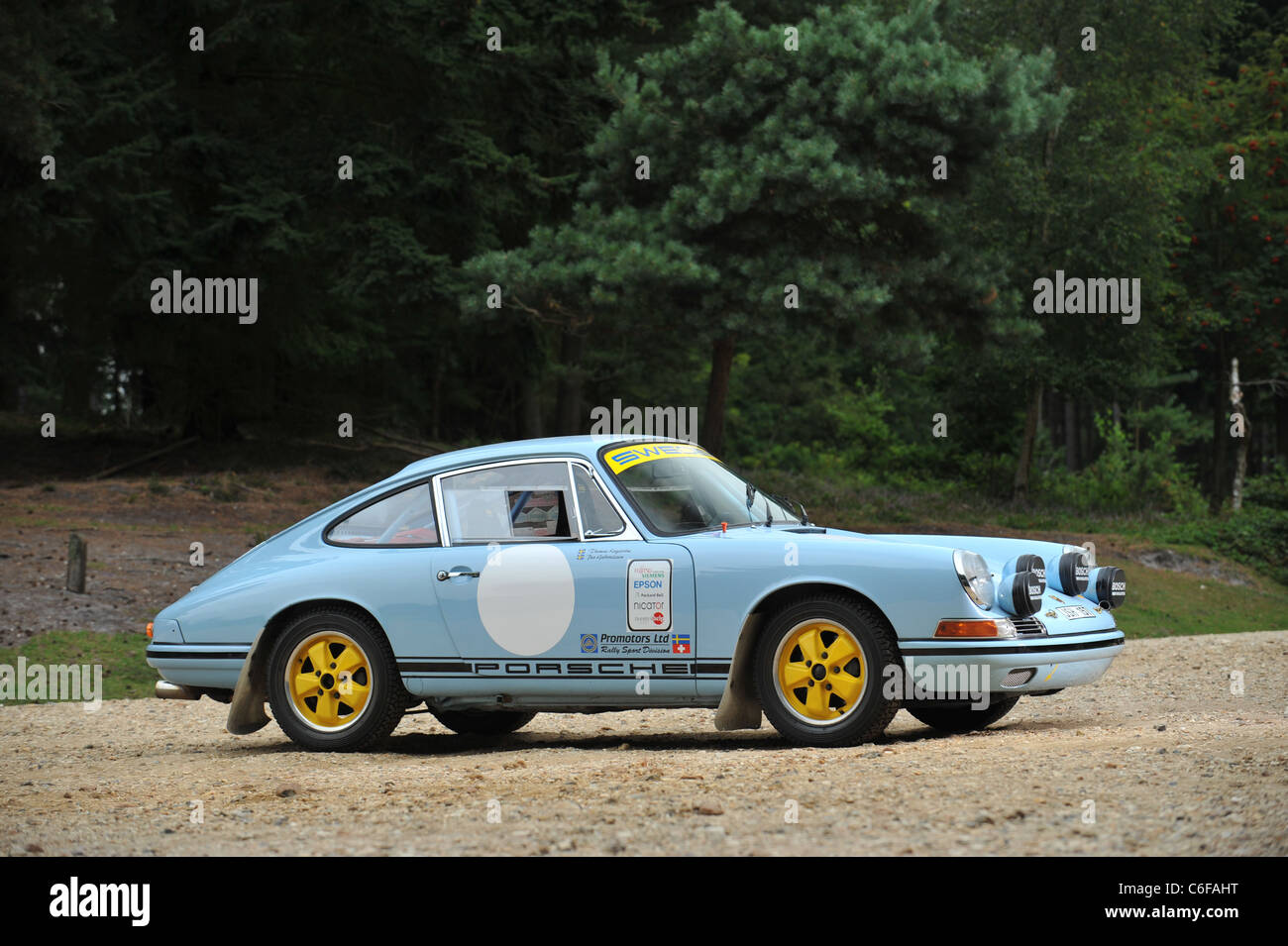 1965 Porsche 911 SWB FIA Rally car Stockfoto