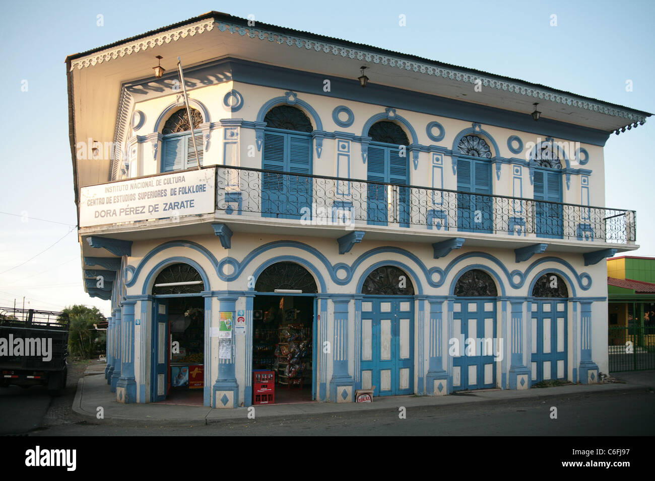 Folklore Studies Center an der Villa de Los Santos, Los Santos, Panama Stockfoto