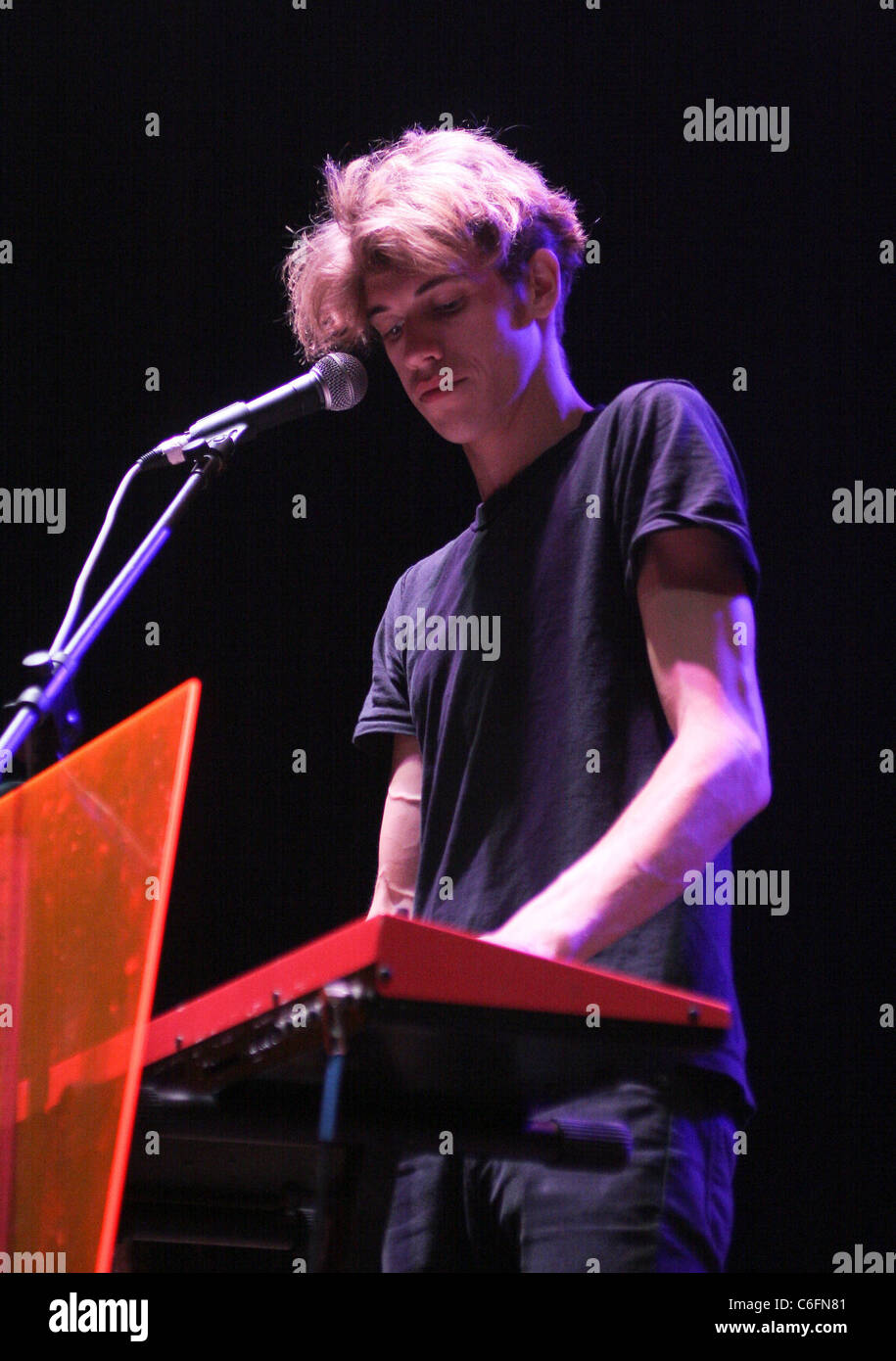 Eric Lyle Lodwick Brahms spielt im Konzert im Fillmore Miami Beach in The Jackie Gleason Theater Miami Beach, Florida- Stockfoto