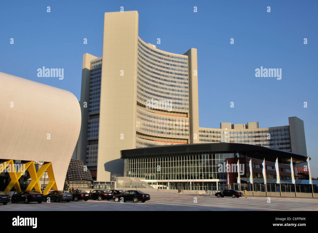 Vienna International Centre Stockfoto
