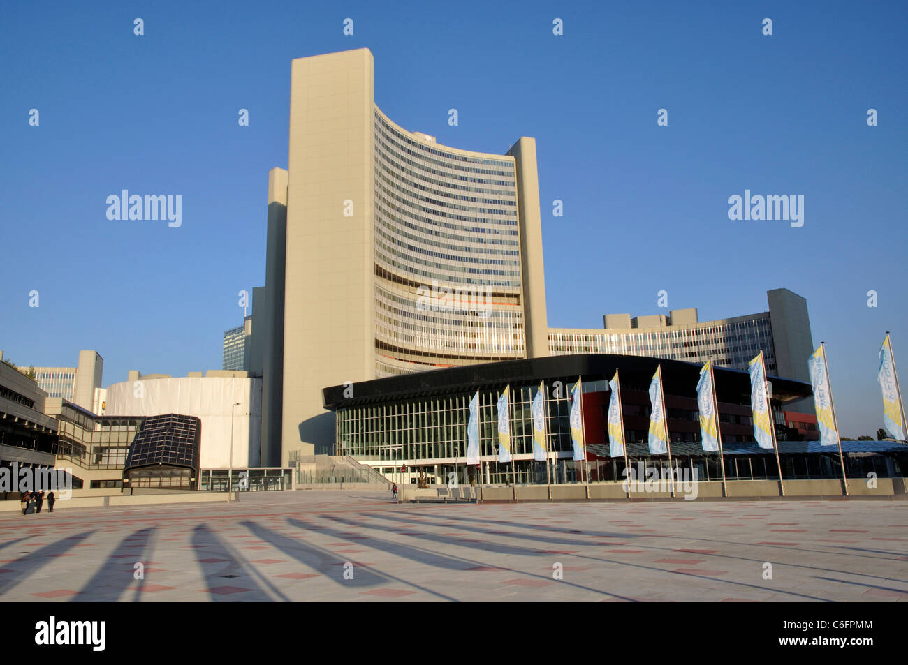 Vienna International Centre Stockfoto