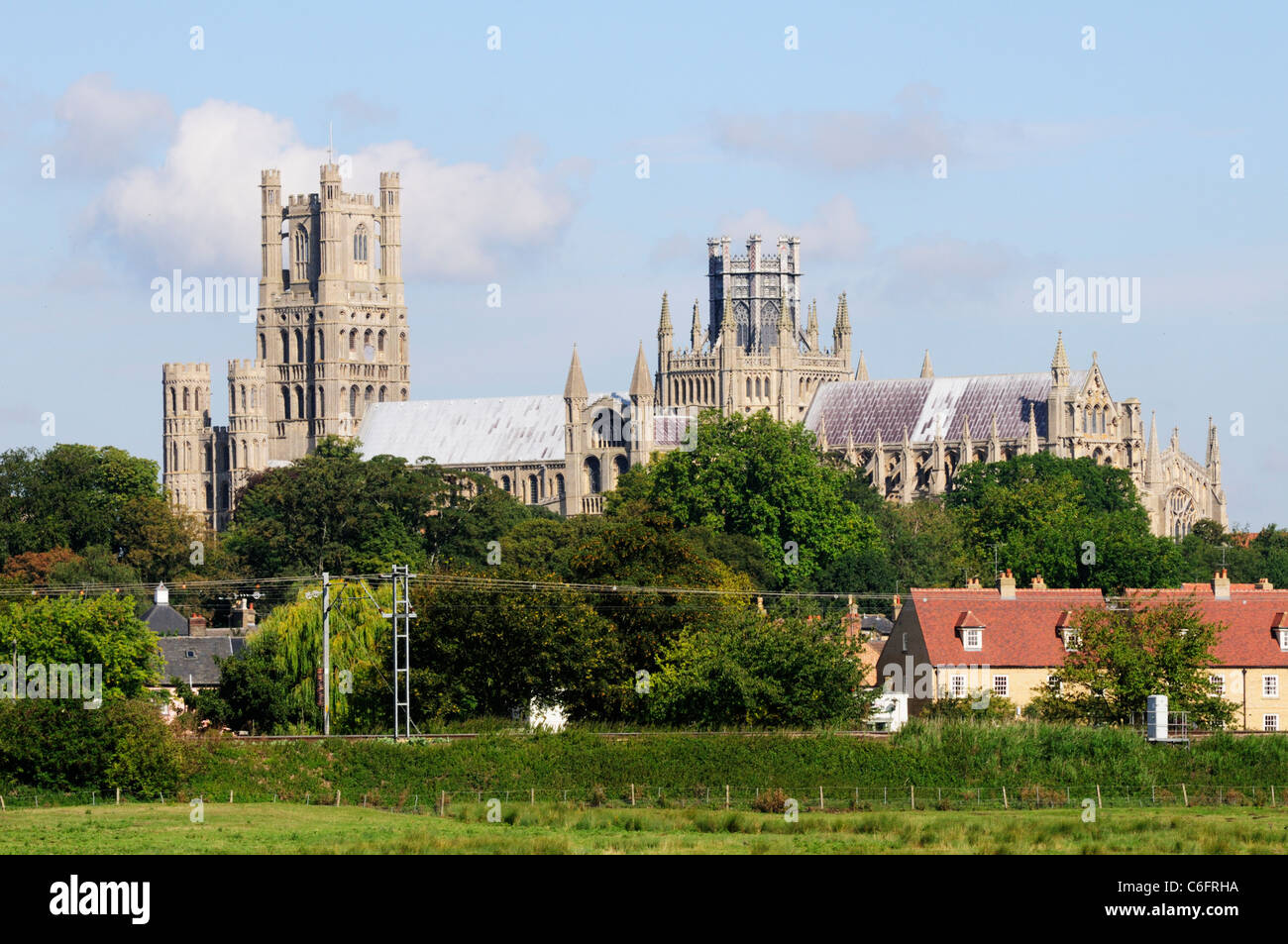Ely Kathedrale, Ely, Cambridgeshire, England, Vereinigtes Königreich Stockfoto