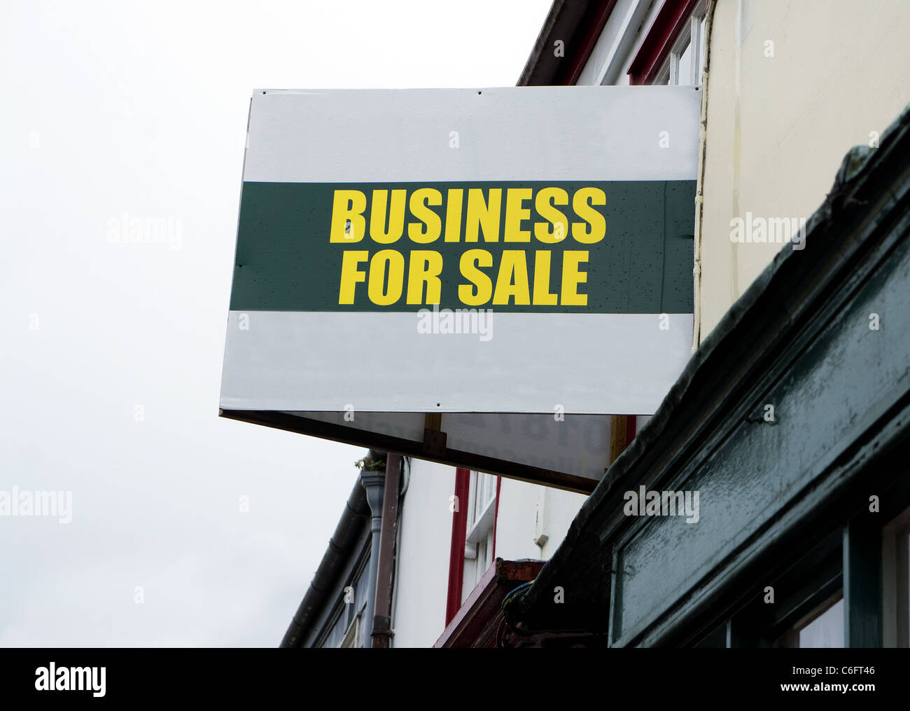 Ein Geschäft für Verkaufsschild, Manchester, UK Stockfoto