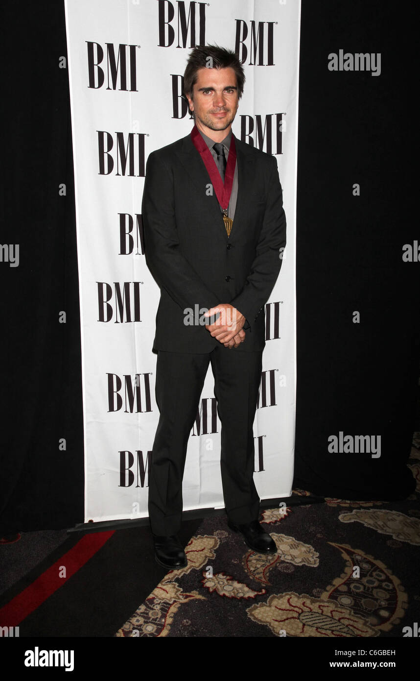Juanes 17. jährliche BMI Latin Awards 2010 statt im Tower Ballroom im Bellagio Hotel and Casino Las Vegas, Nevada- Stockfoto