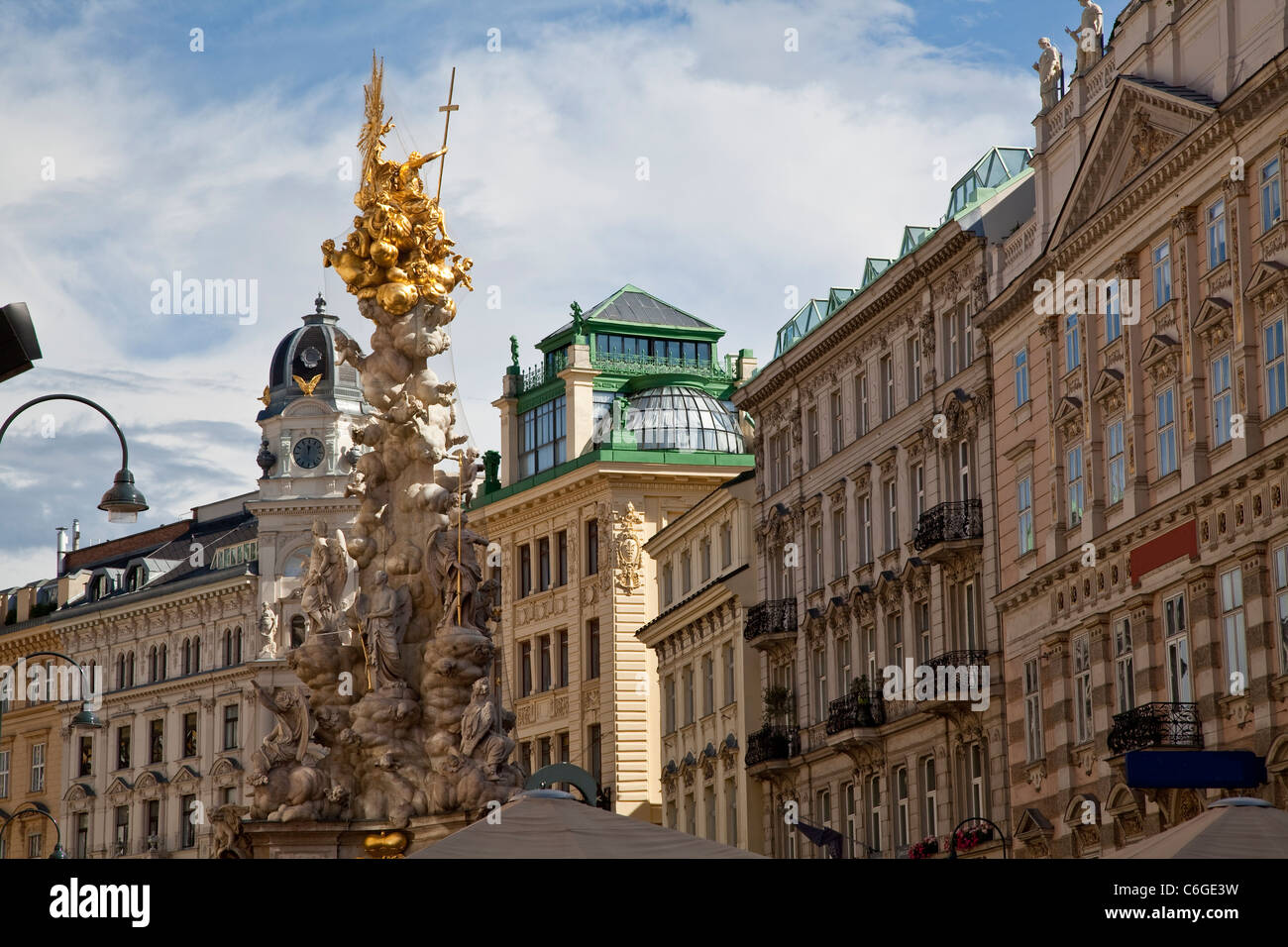 antike Architektur Wien Stockfoto