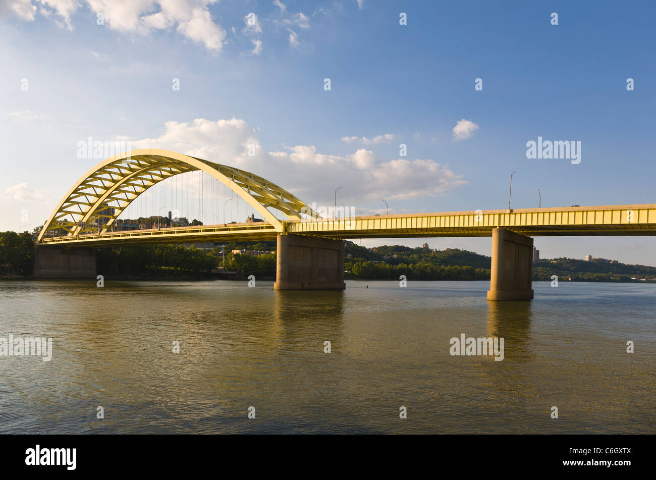 Daniel Carter Bart Route 471 Brücke über den Ohio River in Cincinnati Ohio auch bekannt als der Big-Mac-Bridge Stockfoto