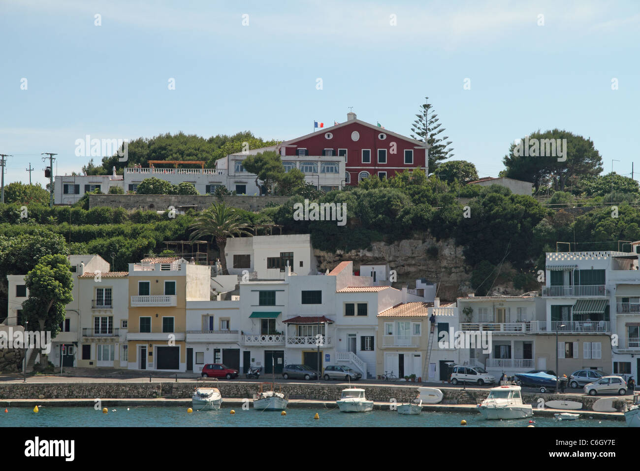 Hotel Almirante - Collingwood House - Mahon, Menorca, Spanien. Einst das Zuhause von Admiral Lord Collingwood im 18. Jahrhundert. Stockfoto