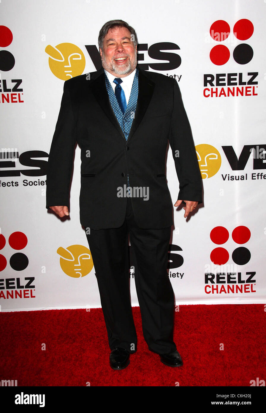 Steve Wozniak 8th Annual VES Awards im The Hyatt Regency Century Plaza - Ankünfte Los Angeles, Kalifornien - 28.02.10 statt Stockfoto