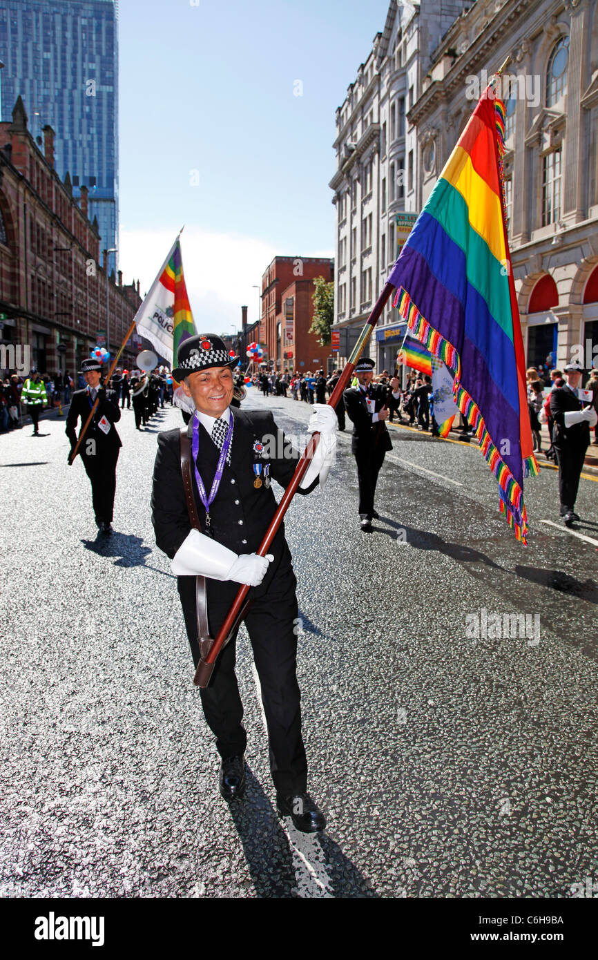 Gay-Pride-Parade Manchester, Manchester, England Stockfoto