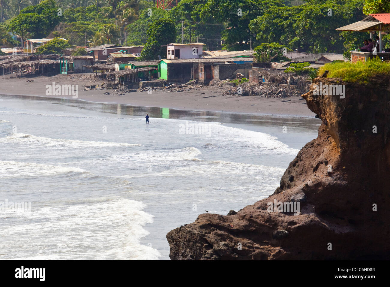 Pilsner Beach in der Nähe von San Salvador, El Salvador Stockfoto