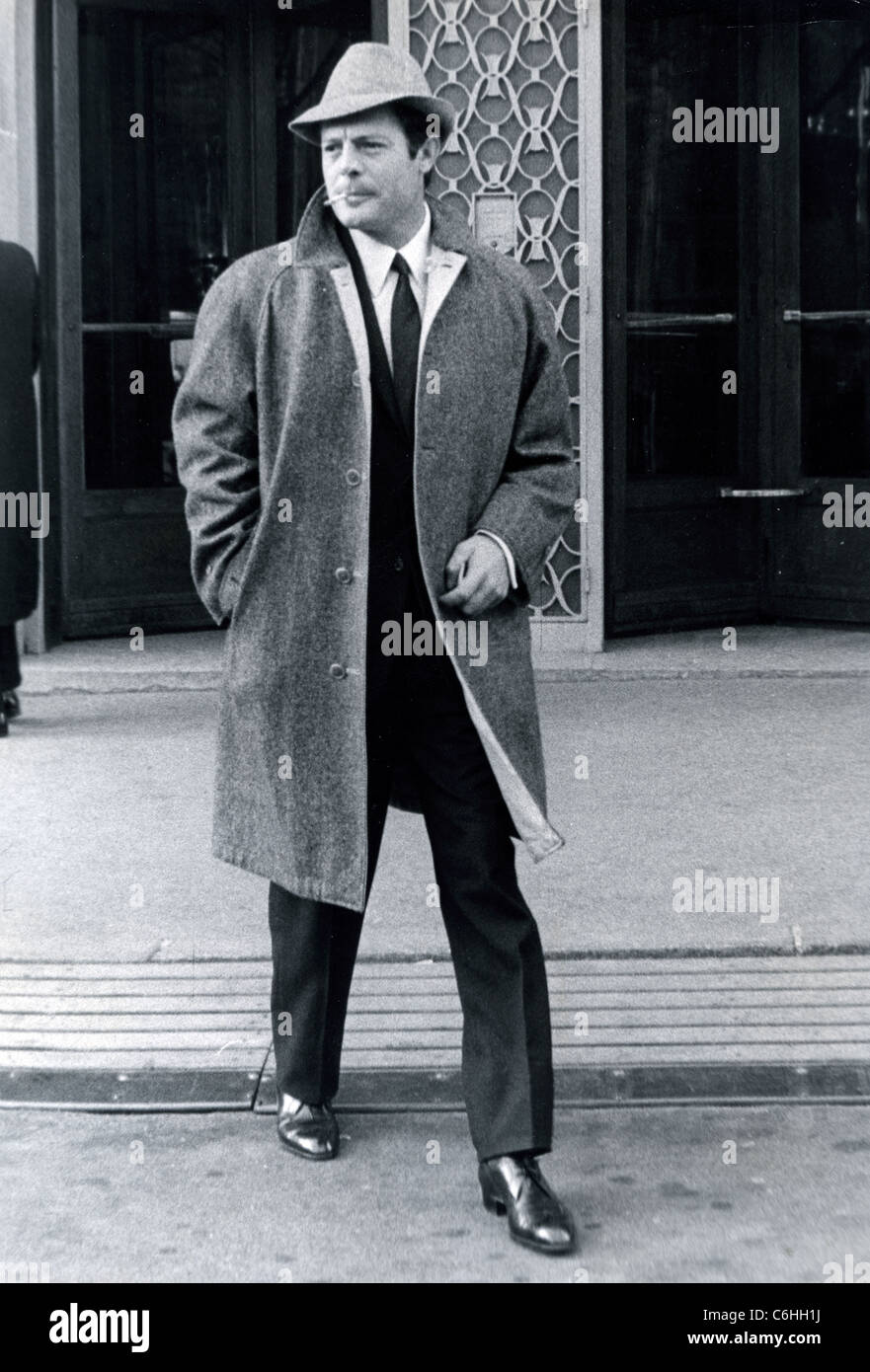 MARCELLO MASTROIANNI (1924-1996) italienische Schauspieler um 1970 Stockfoto