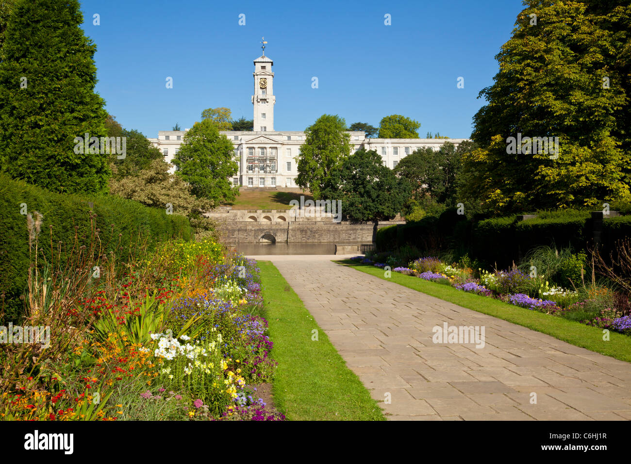 Trent Gebäude auf dem Campus an der Universität Nottingham Nottinghamshire England UK GB EU Stockfoto