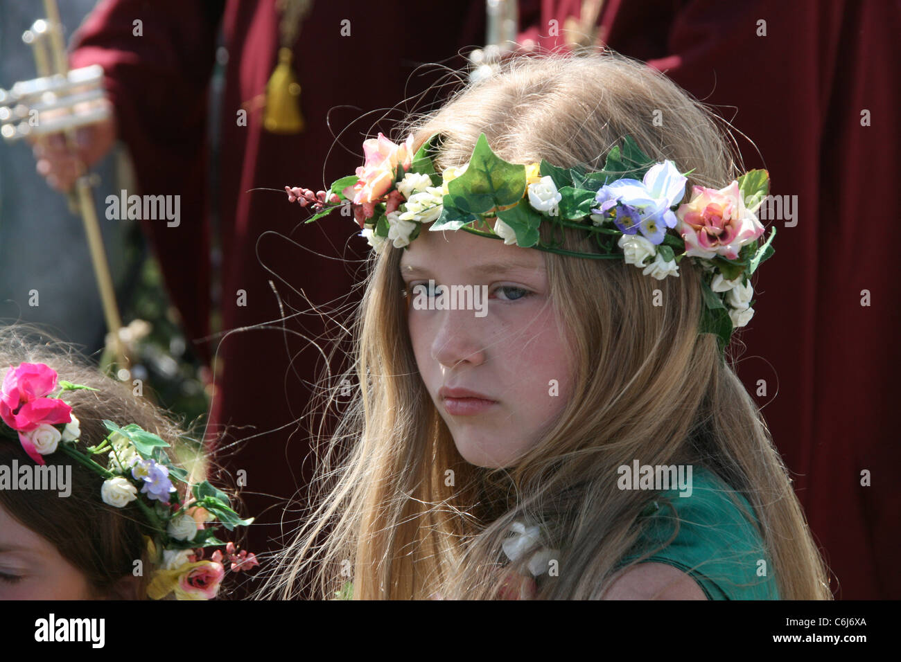 Szene von Gorsedd von den Barden auf die die Welsh national Eisteddfod in Wrexham, wales 2011 Stockfoto