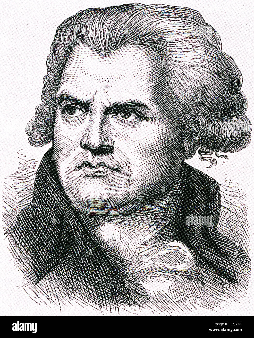GEORGES DANTON (1759-1794) führende Persönlichkeit in der französischen Revolution von 1789 Stockfoto