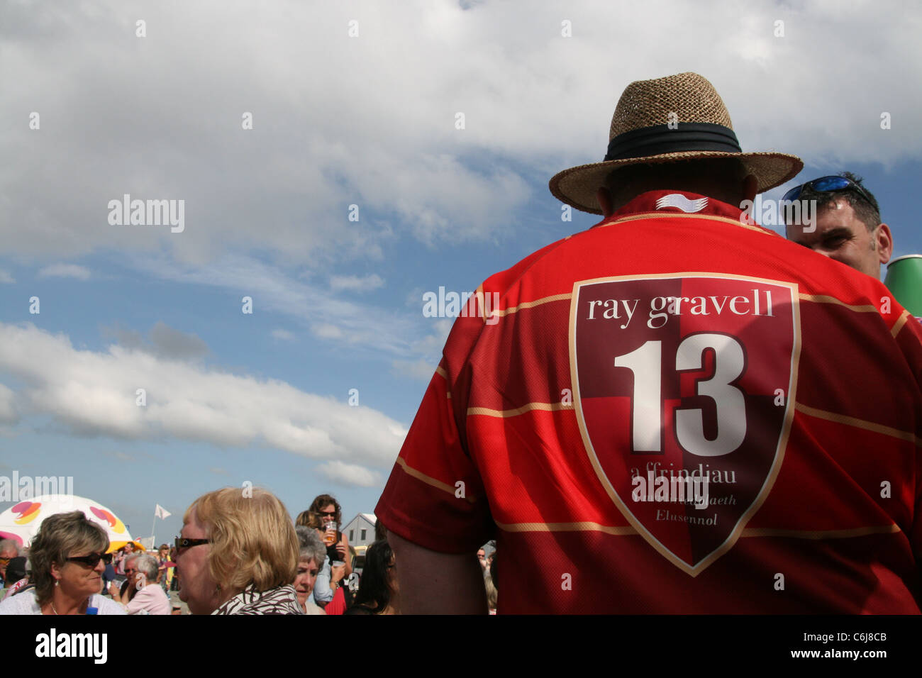 Szene in der der Welsh national Eisteddfod in Wrexham, wales 2011 Stockfoto