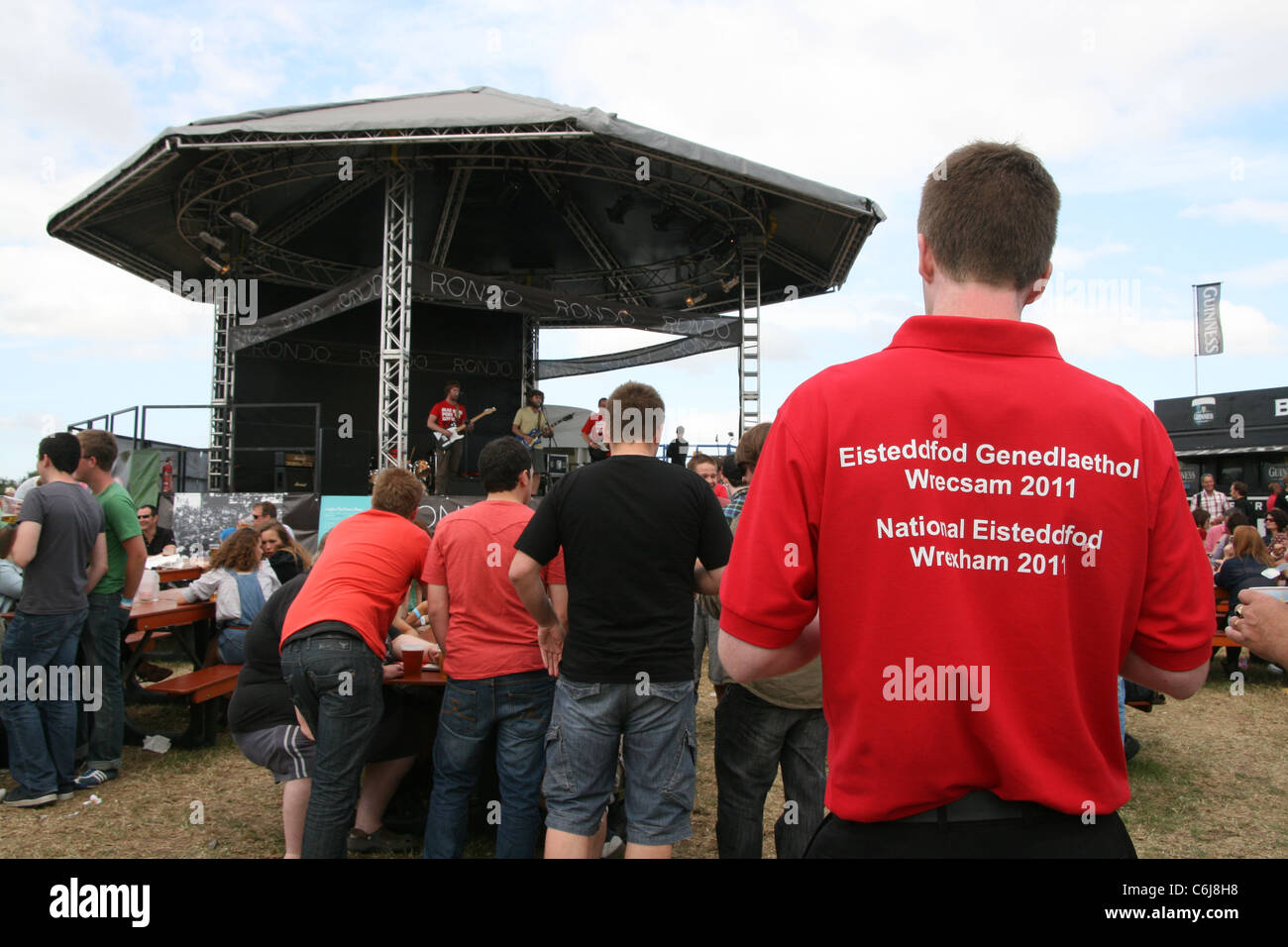 Szene in der der Welsh national Eisteddfod in Wrexham, wales 2011 Stockfoto Szene in der der Welsh national Eisteddfod in Wrexham, wales 2011 Stockfoto