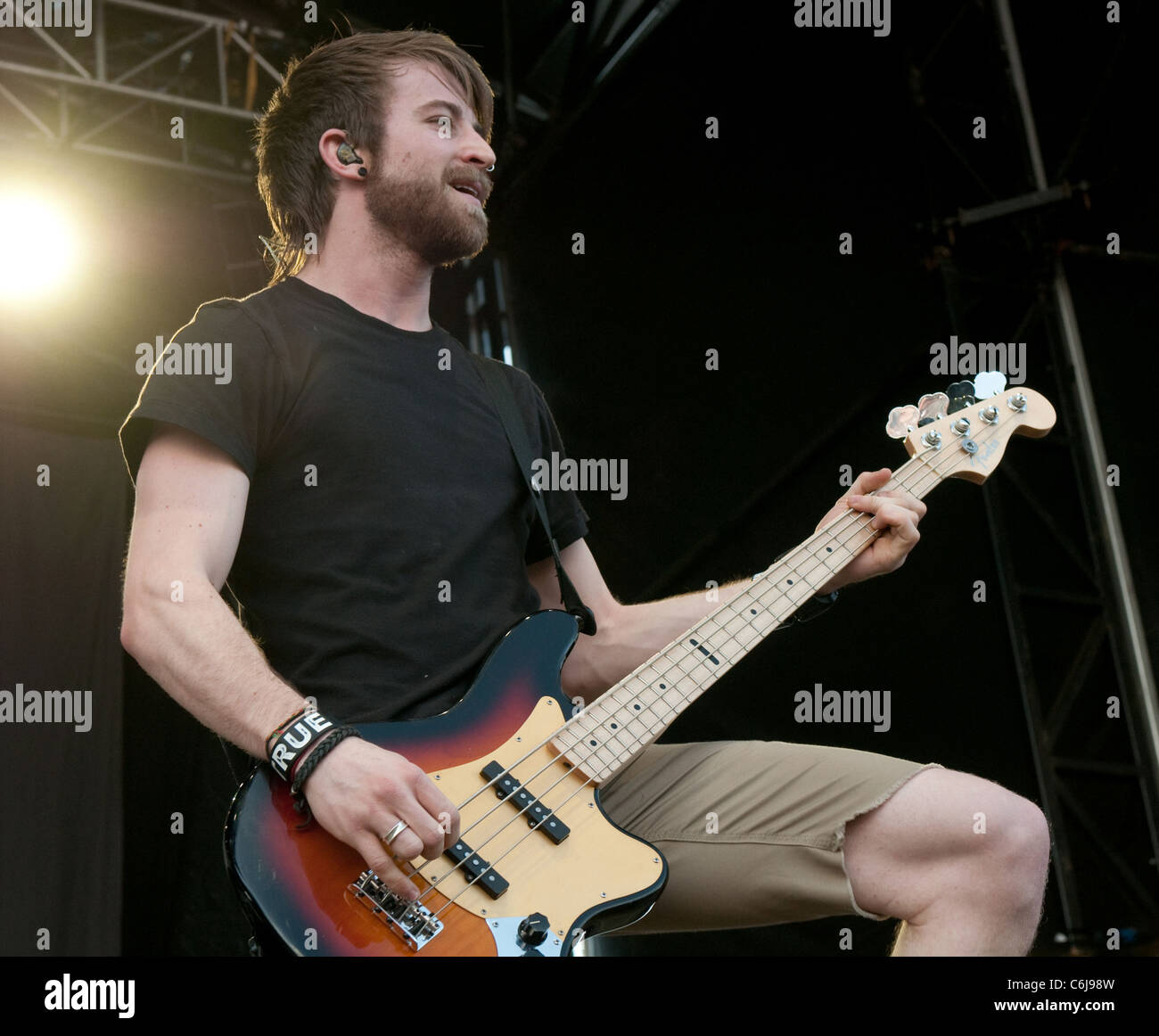 Rock Band Paramore führt auf der Bühne am Soundwave Festival in Eastern Creek Raceway Sydney, Australien - 21.02.10 Stockfoto