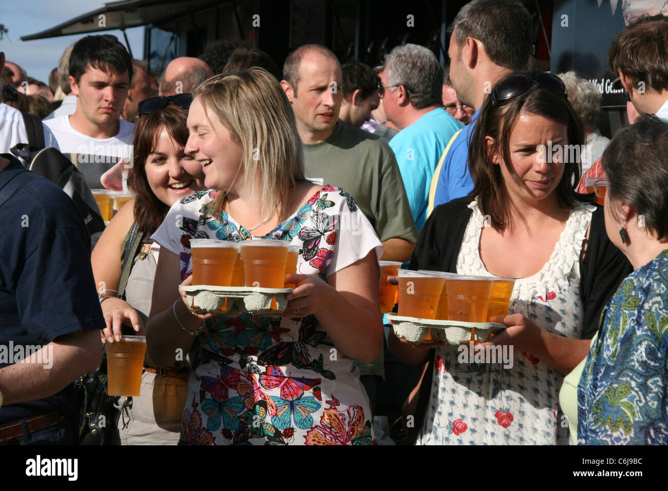 Szene in der der Welsh national Eisteddfod in Wrexham, wales 2011 Stockfoto