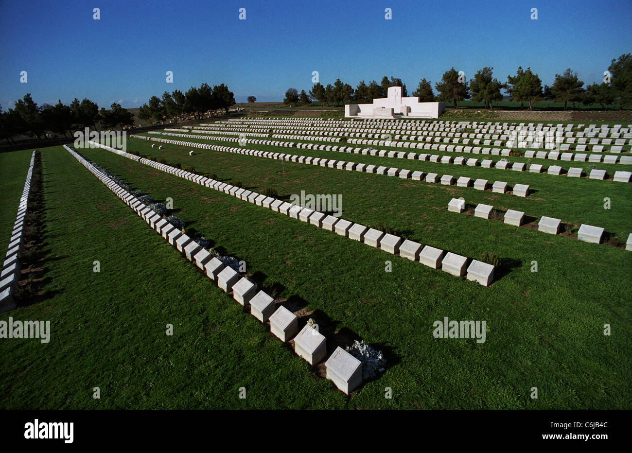 Lancashire Landung Friedhof, Gallipoli Schlachtfeld Türkei 1915-Kampagne. Verwaltet von Commonwealth War Graves Commission. Stockfoto