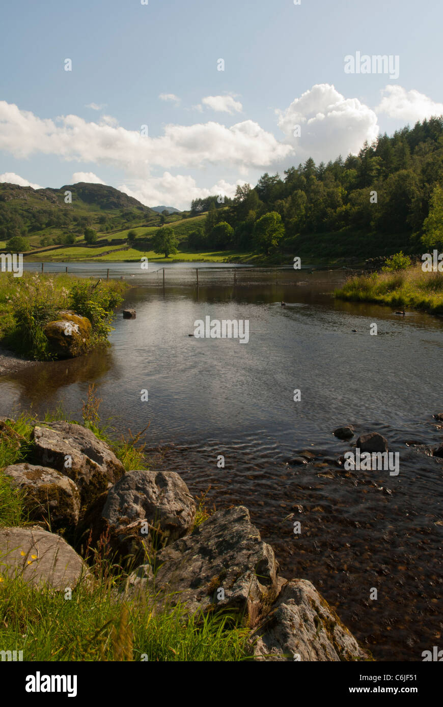 Watendlath Tarn, Nationalpark Lake District, Cumbria, England. Stockfoto