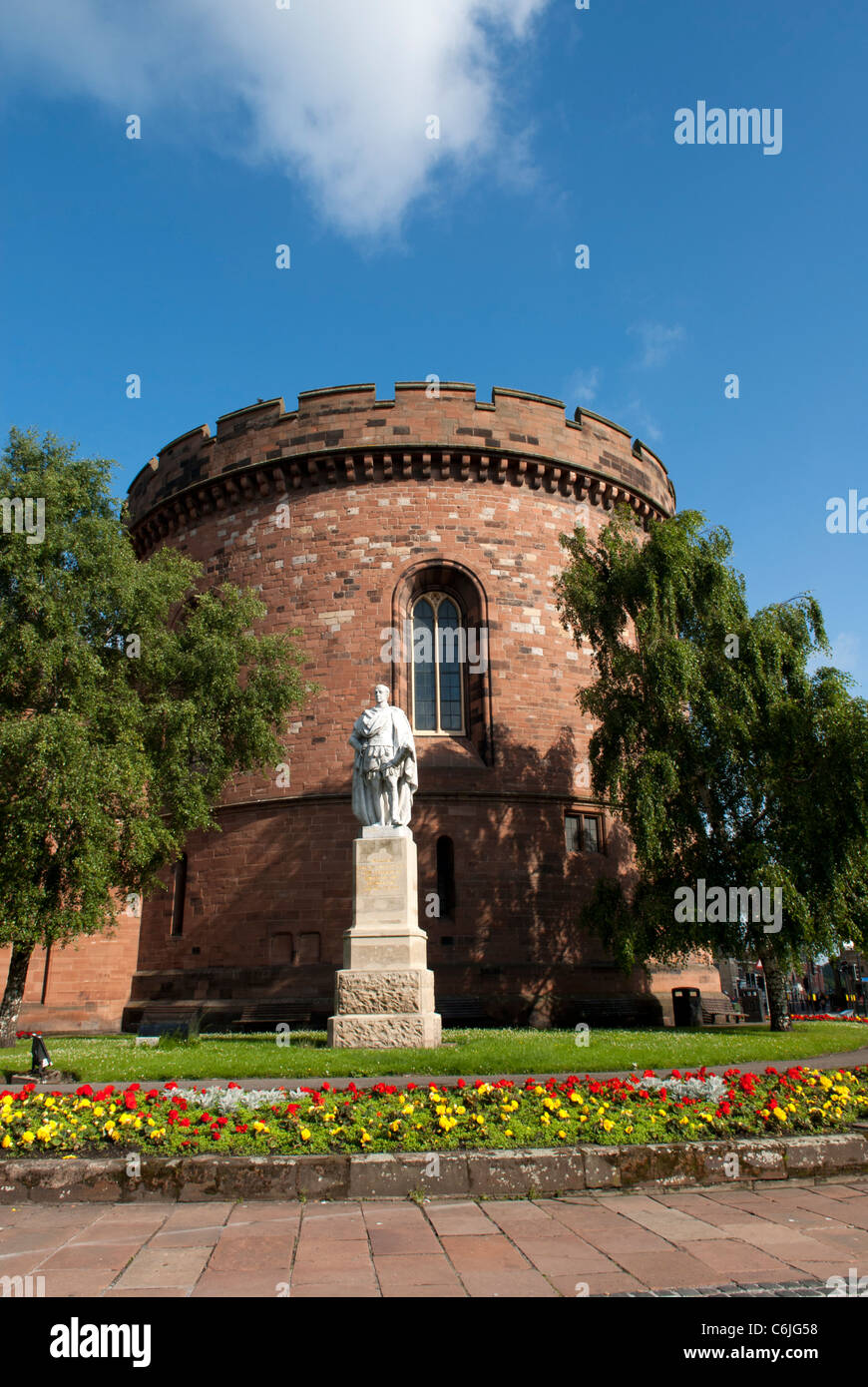 Die Zitadelle oder Gerichtsgebäude, Carlisle, Cumbria, England. Stockfoto