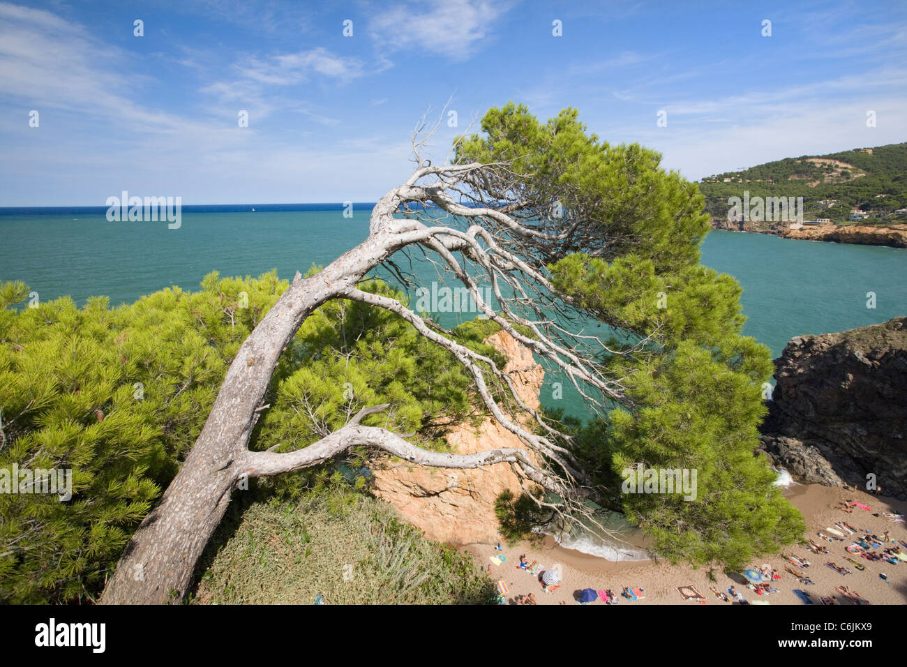 Costa Brava, Katalonien, Spanien Stockfoto