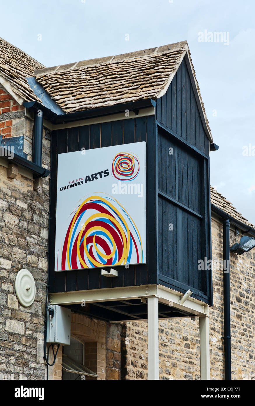 Das neue Kunstzentrum der Brauerei in Cirencester Gloucestershire England UK EU Stockfoto