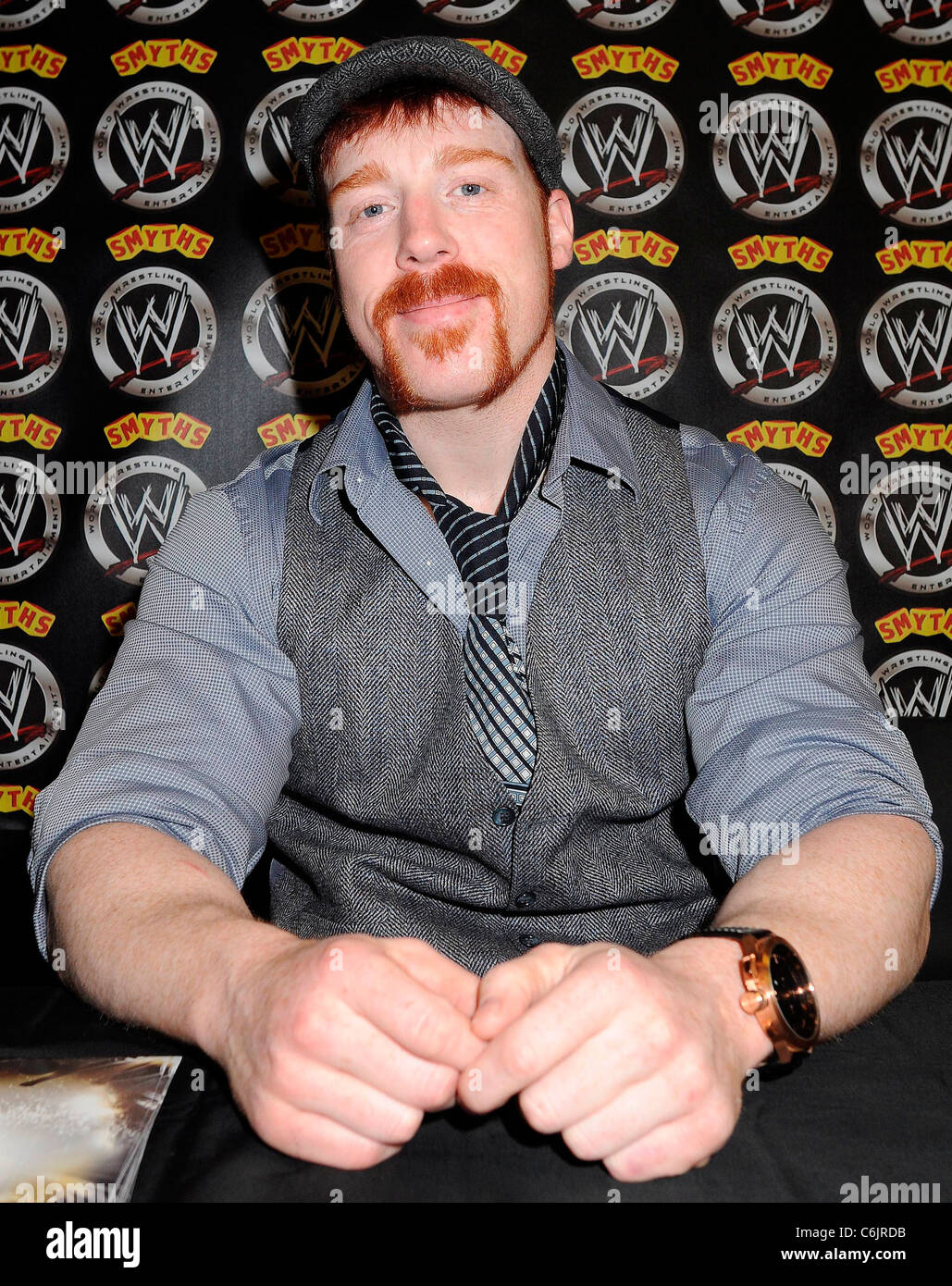 Irische ProfiWrestler Sheamus und ehemalige WWE champion trifft Fans