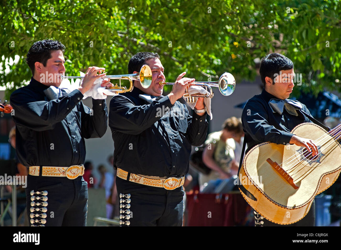 Mariachi Band Musiker Stockfoto