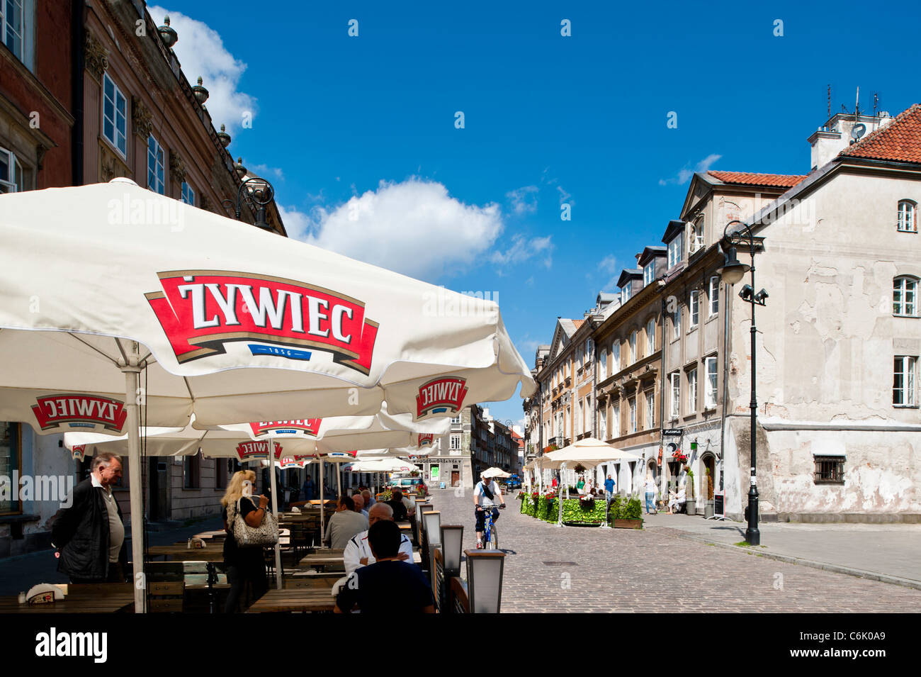 Bar, Altstadt, Warschau, Polen Stockfoto